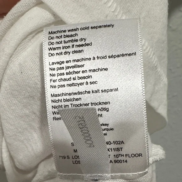 Anine Bing White Paris T-Shirt for Women - Picture 8 of 9